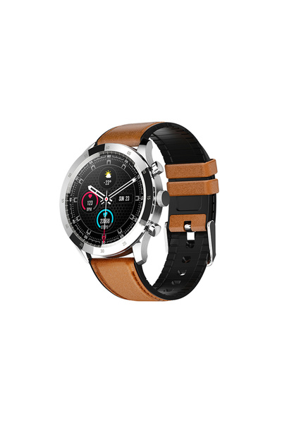 Twinkler Smartwatch TKY-QY05 Brown, Leather Strap with Sports Modes