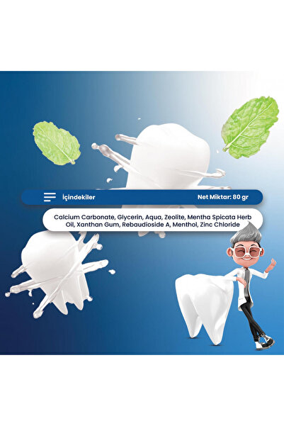 MORE THAN Zeodent Diş Macunu 4’lü Seyahat Boy (20 gr x 4)