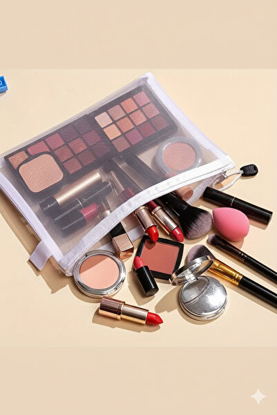 RevuBaby Прозора косметичка для макіяжу та косметики - портативна дорожня косметичка для ванної кімнати, 1 шт.