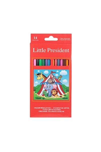 SHOPIENS Set 14 creioane colorate subțiri în culori intense