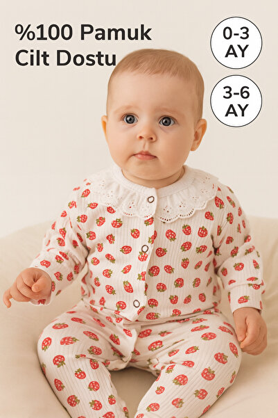 MYZİ STORE Newborn Baby Kids Pajamas Set