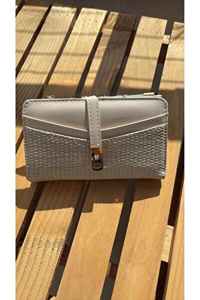 Z&M COLLECTION BAG SHOPPİNG Women's Trendy Textured Portfolio Wallet - with Zipper and Card Holder Compartment