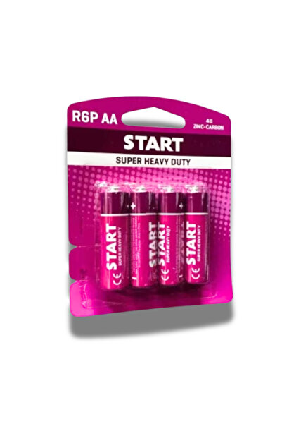 start Baterii Star Zinc-Carbon R6 Super Heavy Duty 4 Buc/Set