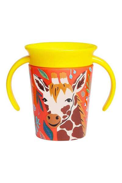Munchkin Miracle 360° Wildlove Trainer Cup 6oz/177ml Giraffe