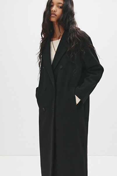 Pull & Bear Long double-breasted coat