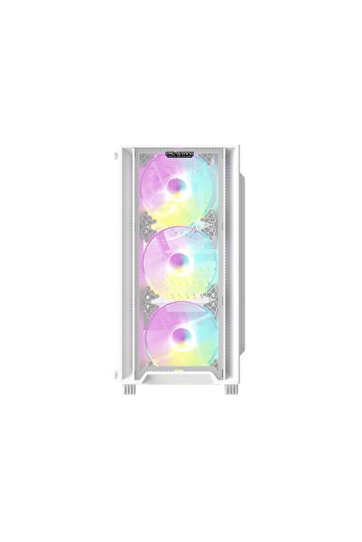 PROLINE Sistem PC GAMING AMD Ryzen 5 5500, 16GB RAM, SSD 500GB, VIDEO Radeon RX550 4GB, Win11 Pro, RGB, Alb