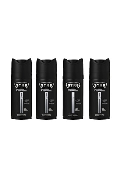 str8 Set 4 X Deodorante Spray Anti-Perspirant Rise 150ml, Refreshing Fragrance, Long Lasting Protect