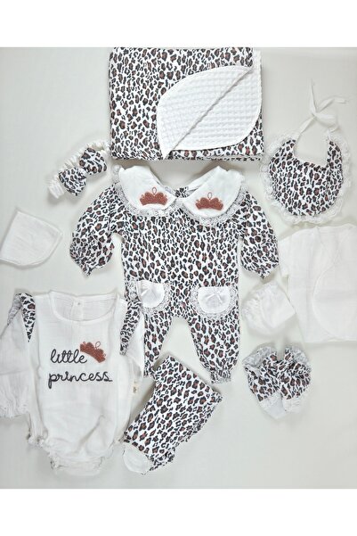 Bebly Kids Newborn Girl Organic 100% Cotton Set of 10