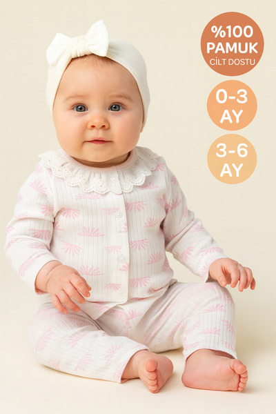 MYZİ STORE Newborn Baby Kids Pajamas Set
