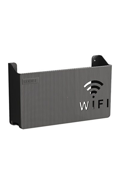 tozlupazar White Plexiglass Wifi Box Wall Hanging Insurance and Modem Storage Box 25X15X6 cm