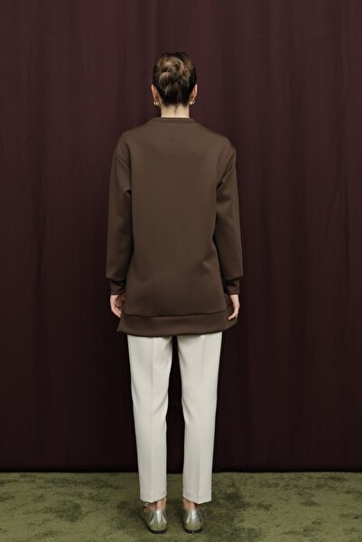 Puane Women's Front Part with Lace Detail, Stylish Looking High-End Tunic