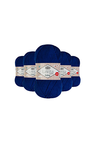 LaVita Yarn Fir pentru tricotat manual pentru bebeluși 100% acrilic anti-scăm...