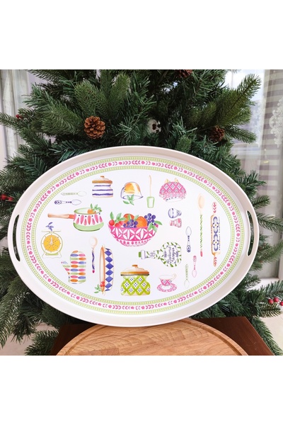 Madame Coco Cuisine Oval Tray