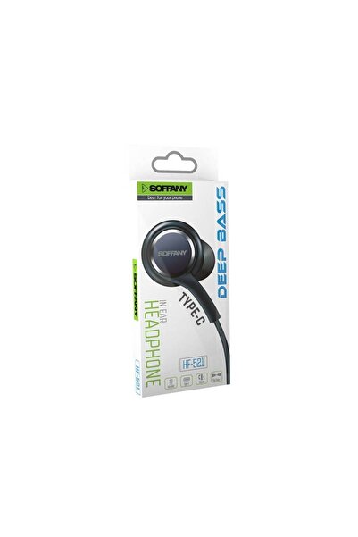 Soffany HF-521 Type-C Girişli Kulak İçi Kablolu Kulaklık