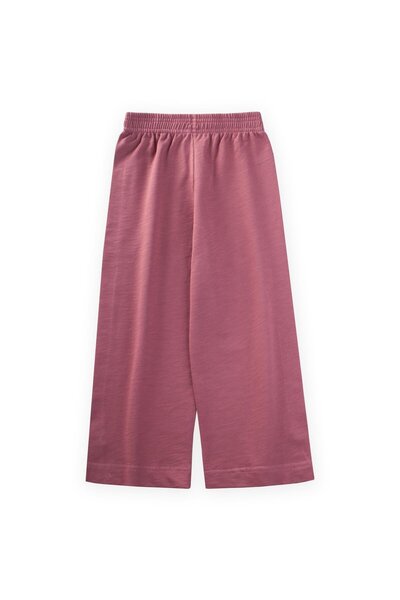 Cigit Wide Cut Trousers 4-12 Years Dusty Rose