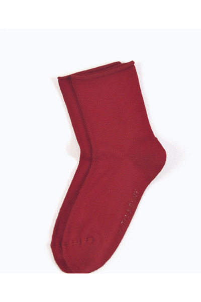 Katia&Bony Girl's Elasticless Modal Socks Burgundy
