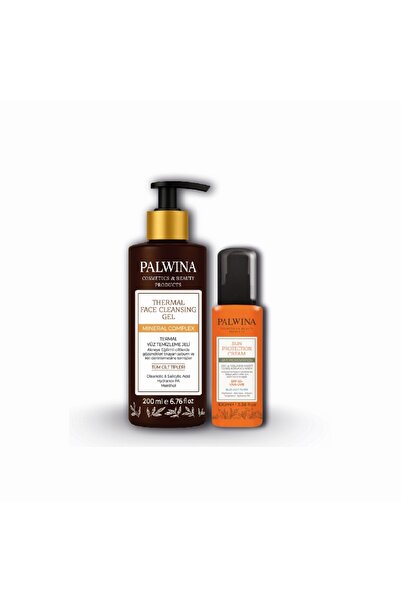 Leke Karşıtı SPF 50+ Güneş Kremi & Sıkılaştırıcı Yüz Temizleme Jeli