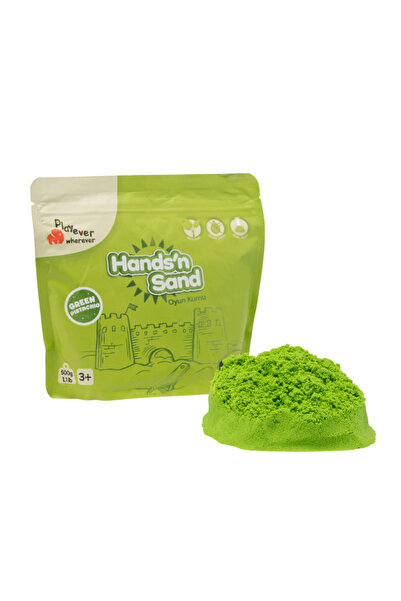 Playever Hands'n Sand Doğal Kinetik Kum 500gr - Yeşil