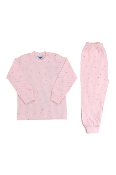 Sebi Bebe Dot Flower Pajama Set 9154