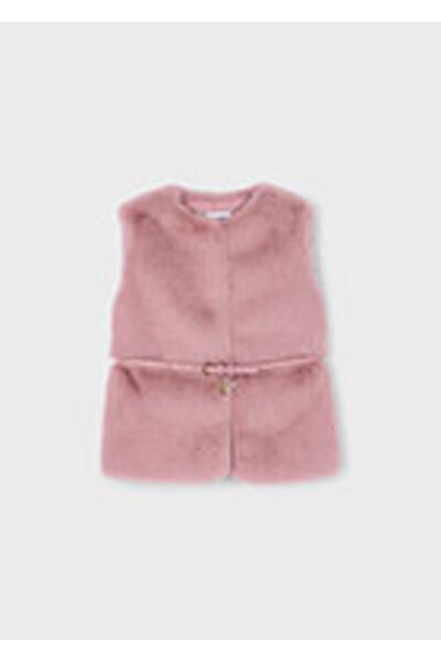 MAYORAL 4315-90 Girl's Pink Belted Vest