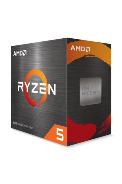 Amd معالج Ryzen 5 5600X، سداسي النواة، مع مبرد Wraith Stealth، و12 خيطًا مفتوحًا