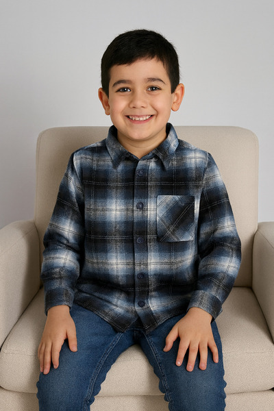 tinytrends Fiú favágó ing