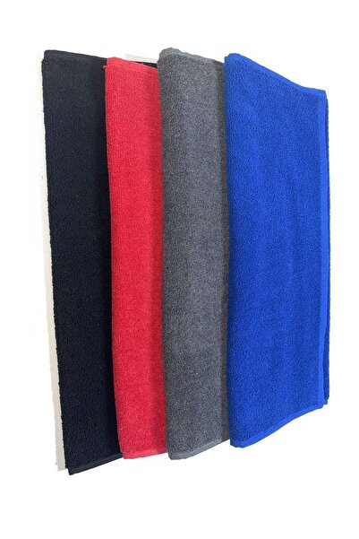 KOZATEX Koza Vitrin %100 Pamuk Tekli Siyah Yüz ve Fitness Havlu Seti-50X90 cm...