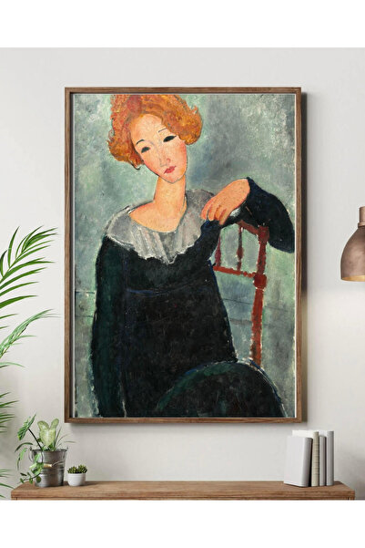 Dens Art Design Amedeo Modigliani ‘nin Kırmızı Saçlı Kadın Posteri