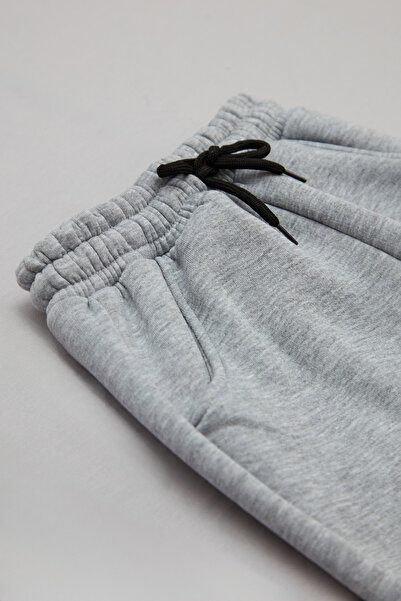 Fulla Moda 3 İplik Stay Strong Baskılı Erkek Çocuk Jogger Eşofman Altı