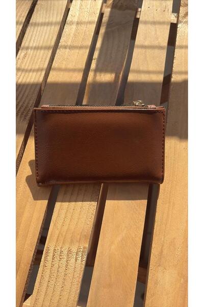 Z&M COLLECTION BAG SHOPPİNG Women's Card Holder Stylish Wallet - Wallet with Card and Coin Compartments, Zippered, Leather Look Wallet