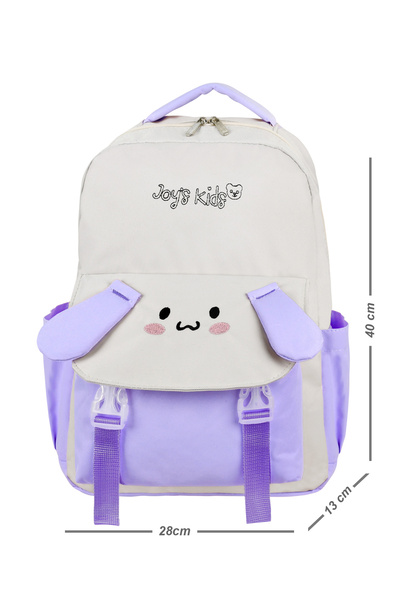 Çanta Trend Joy's Ki̇ds 3-Piece School Bag Set - Cute Rabbit Design