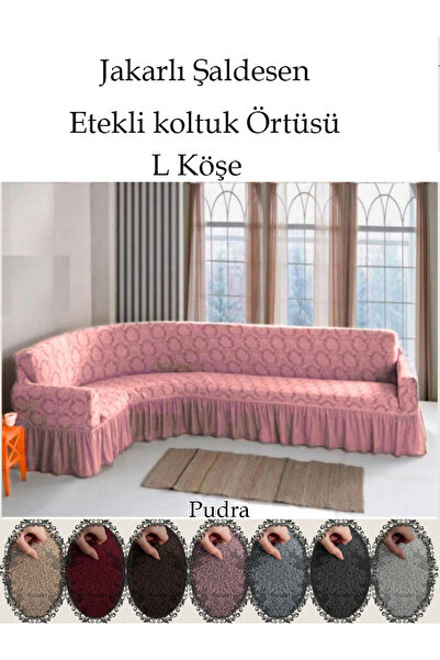 Genel Markalar jakarli Şal desen L köşe koltuk örtüsü, Esnek koltuk kılıfı, o...