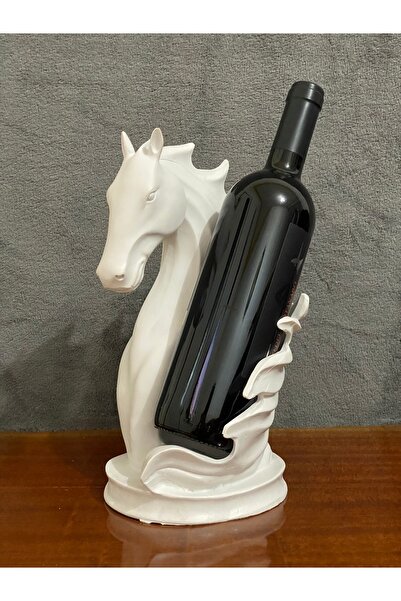 pigmalion home decor At heykeli şarap tutacağı, Şaraplık, Şarap Standı