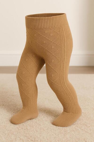 meriç bebe - bütün çocuklar melektir. mrc Baklava Patterned Seamless Silicone Threaded Booties with Single Bottom 0-12 Months – Unisex Baby Bottoms, Gift