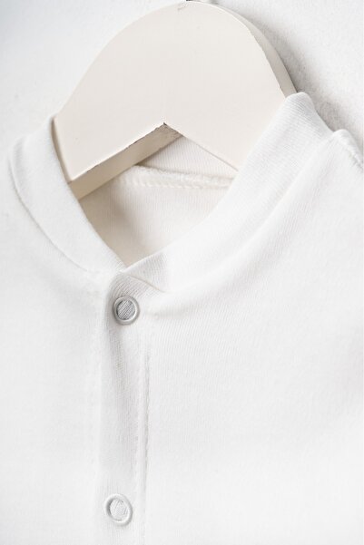 DEFNE LİNA BABY Newborn 3 Piece Booties Jumpsuit with Gloves and Hat Baby Girl Baby Boy Jumpsuit