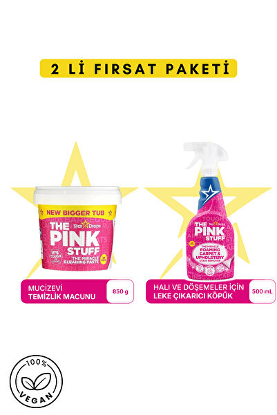 ThePinkStuff Mucizevi Temizlik Macunu 850 gr - Mucizevi Köpüklü Halı Koltuk &...