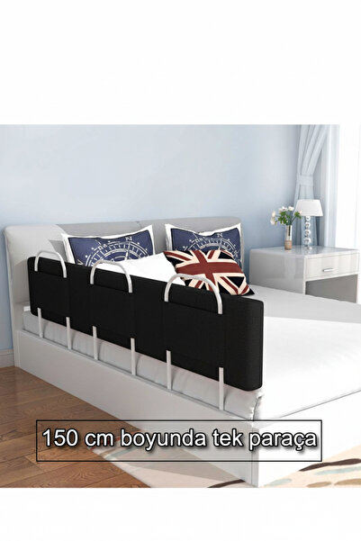 RevuBaby PRO Yumuşak Bebek Güvenlik Yatak Bariyeri Yatak Korkuluğu 150 Cm Tek...