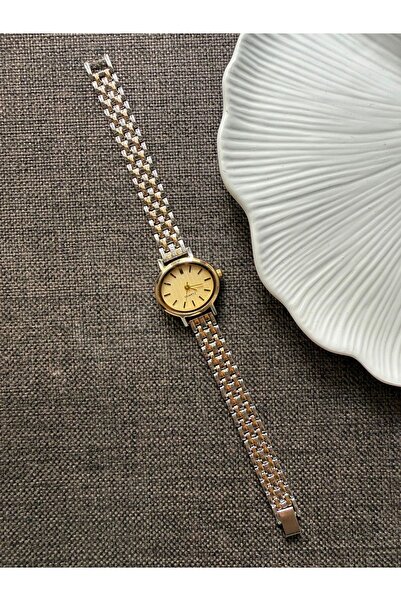 rubsey الرجعية الحد الأدنى حبة الحبل خمر ساعة اليد النسائية