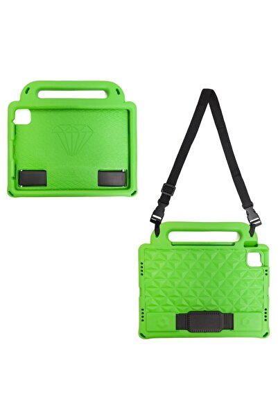 SOHO Foam Case Compatible for Apple iPad 9.7'' 2017, 2018, Kids Model Diamond with Handle, Stand, Strap,