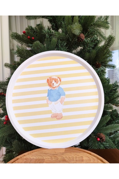 Madame Coco Philip Bear Bear Round Tray