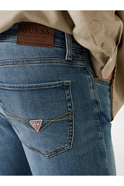 Guess Mason Erkek Mavi Regular Fit Jean M5YAR7D5QH1-GRD1