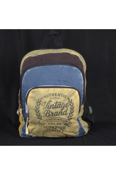 Galat New Style Patchwork Cotton Vintage Backpack Dcc
