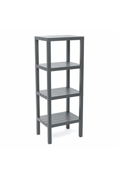 Go İthalat 4 Shelf Gray Modular Unit Plastic 38X29X100 cm (5273)