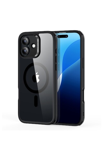 ESR Case compatible with iPhone 16 Plus, Grip Pro, W1650, Plastic, Clear Black