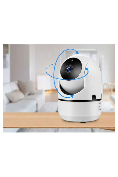 verk group Indoor 1080p WiFi IP surveillance camera, 355° rotation, audio, motion detection, night vision