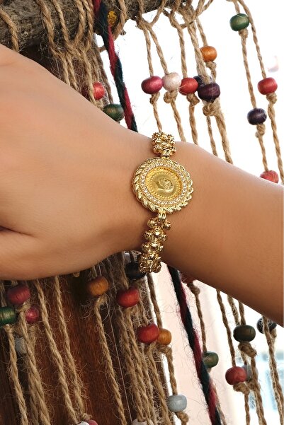 aytekgold 14 Ayar Çeyrekli Dorika Toplu Bileklik