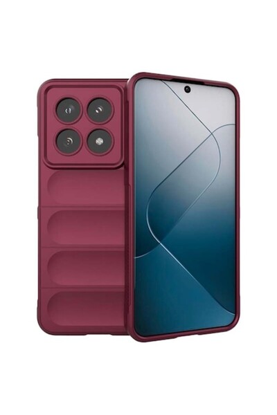Juls Case for Xiaomi 14T, N86, Polyurethane, Bordeaux