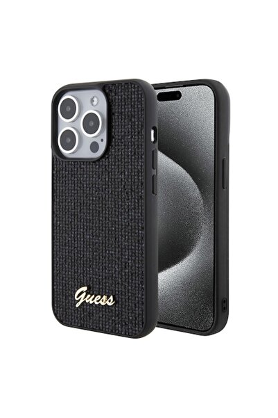 Guess Case compatible with iPhone 15 Pro, Xtreme Armor P3228, Plastic, Pitch ...
