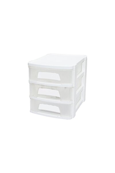 Go İthalat Tonton - No:1 Drawer 3-Layer 18.5X27X22.2Cm (5273)