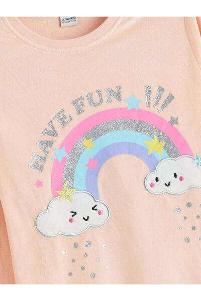 LC Waikiki Crew Neck Girl's Pajamas